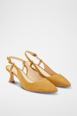 Escarpins en cuir Orea - Jaune