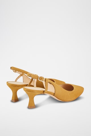 Escarpins en cuir Orea - Jaune