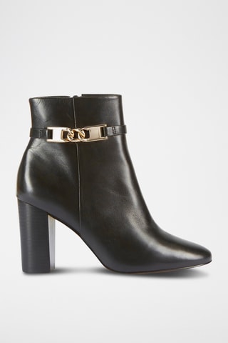 Bottines en cuir Reane - Noir