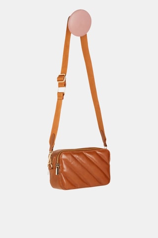 Sac à main en cuir Abri - Cognac