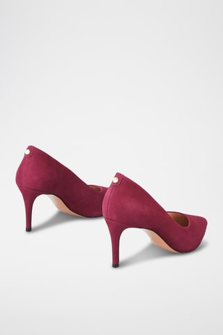 Sapatos de salto em couro Azalea - Bordô