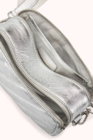 Sac à main en cuir Abri - Argenté