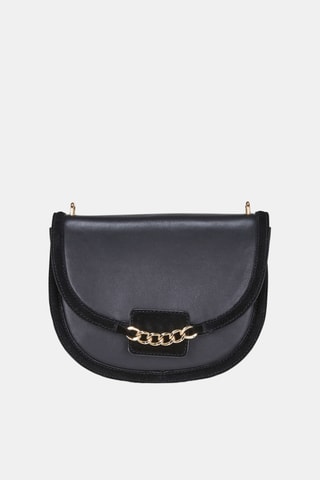 Sac à main en cuir Adela - Noir