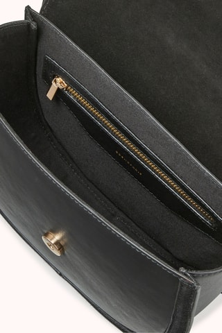 Sac à main en cuir Adela - Noir