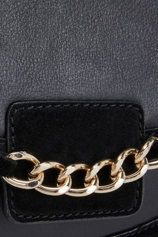 Sac à main en cuir Adela - Noir