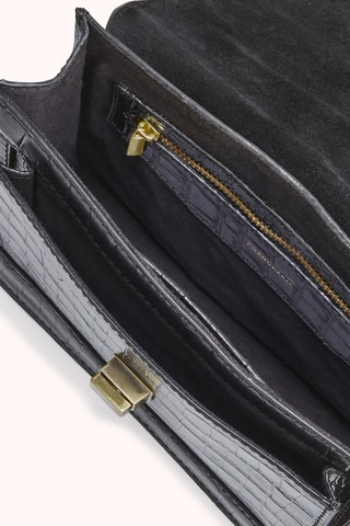 Sac à main en cuir Alania - Noir