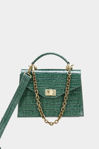 Sac à main en cuir Alanita - Vert