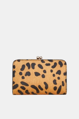 Porte-monnaie en cuir Alice - Marron