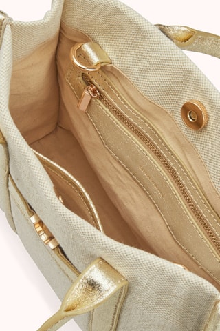 Sac à main en cuir Arimi - Beige