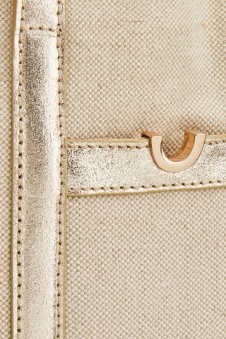 Sac à main en cuir Arimi - Beige