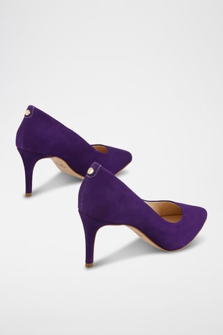 Sapatos de salto em couro Azalea - Ameixa