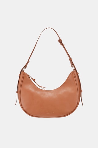 Sac à main en cuir Auriane - Marron