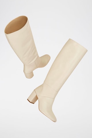 Bottes en cuir Romali - Beige