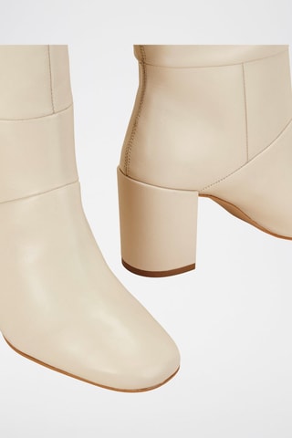 Bottes en cuir Romali - Beige