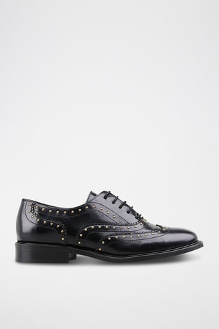 Derbies em couro Vlaia - Preto