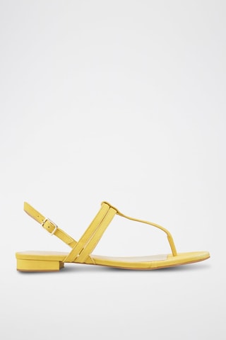 Sandálias em nobuck Ziggi - Amarelo