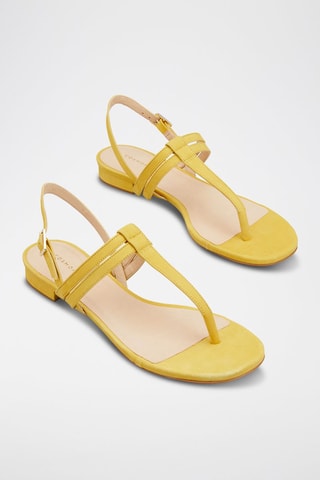 Sandálias em nobuck Ziggi - Amarelo