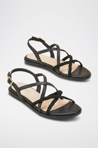 Sandales en nubuck Hijia - Noir