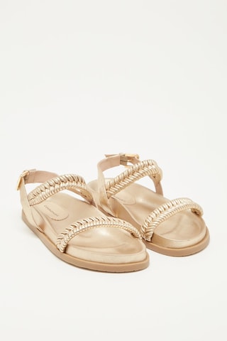 Sandales en cuir Anha Platine