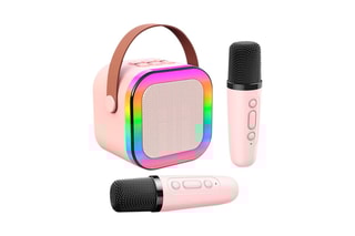 Enceinte Karaoké TechKidz - 2 micros - Bluetooth