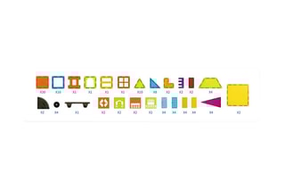 Construction TechKidz - Magnétique - 111 pcs