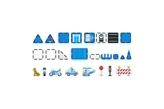 Construction TechKidz - Magnétique - 42 pcs