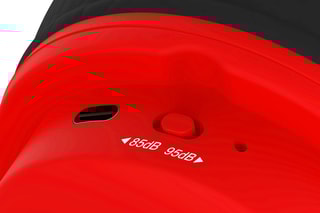 Casque audio stéréo - Blanc et rouge