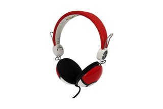 Casque audio - Blanc et rouge