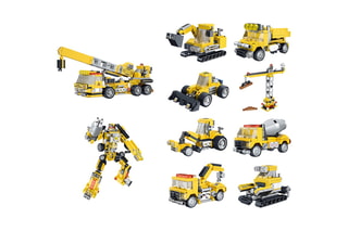 Jeu de construction TechKidz - 10 en 1 - 721 briques