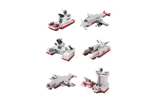 Jeu de construction TechKidz - 6 en 1 - 1000 briques