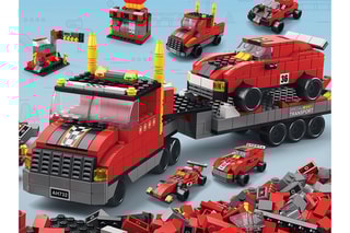 Jeu de construction TechKidz - 6 en 1 - 1000 briques