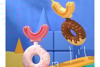 Brosse à dent TechKidz - Modèle Donuts