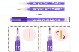 28 feutres TechKidz - Marqueurs acryliques