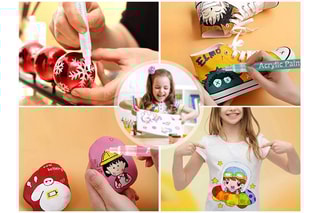 28 feutres TechKidz - Marqueurs acryliques