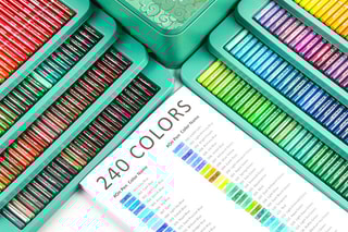 Set coloriage TechKidz - Set 240 crayons