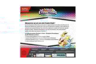 Pokémon - 3 Boosters - Coffret Poster  - Évolutions Prismatiques EV8.5