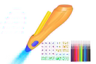 Stylo pulvérisateur TechKidz - Électrique - Avec accessoires