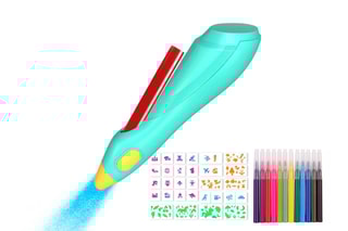 Stylo pulvérisateur TechKidz - Électrique - Avec accessoires