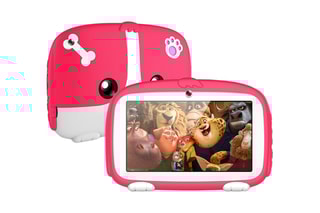 Tablette tactile TechKidz - Blanc et rose