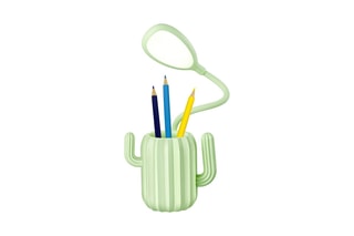 Pot à crayons TechKidz - LED - Cactus
