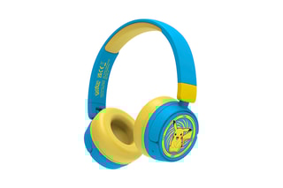 Casque stéréo sans fil - Bluetooth 5.1 - Pokémon Pikachu - Bleu et jaune