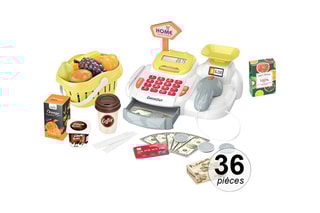 Caisse enregistreuse TechKidz - Set de 36 pcs