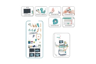 Chariot médical TechKidz - Set de 26 pcs