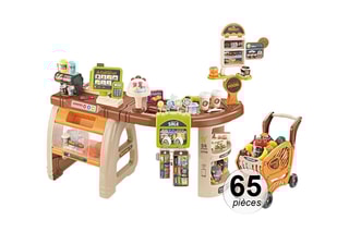 Caisse supermarché TechKidz - Set de 65 pcs