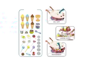 Chariot à glaces TechKidz - Set de 36 pcs