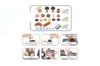 Corner café TechKidz - Set de 41 pcs