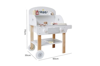 Barbecue Grill TechKidz - En bois - Avec accessoires