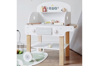 Barbecue Grill TechKidz - En bois - Avec accessoires