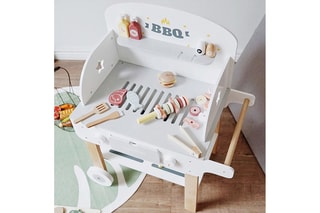 Barbecue Grill TechKidz - En bois - Avec accessoires