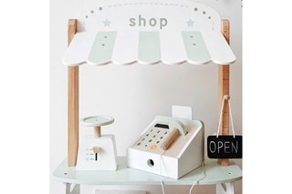 Étal de marché TechKidz - En bois - Avec chariot